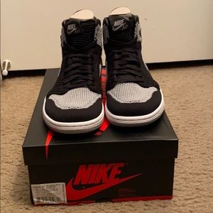 Jordan Retro 1 High Flyknit Shadow sz 7Y